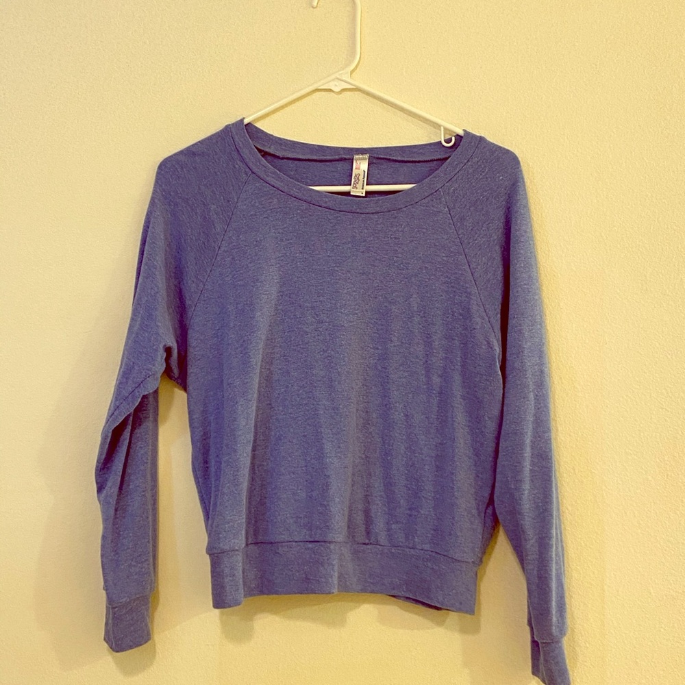 Light blue pull over sweater